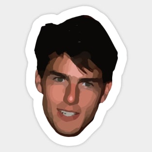 Young Tom Cruise Sticker